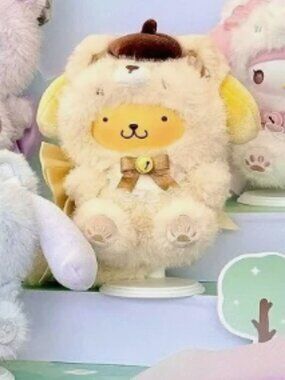 Sanrio Fox Island Blind Box PomPom Plush Keychain Confirmed Pompompurin